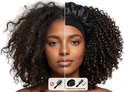 ✨ Bonnet de Nuit en Satin – Protection & Douceur pour Tous Types de Cheveux HairLab Paris