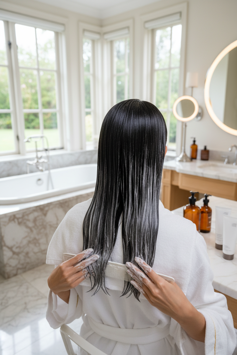 Soin Kératine Lissant – Lifestyle cheveux lisses